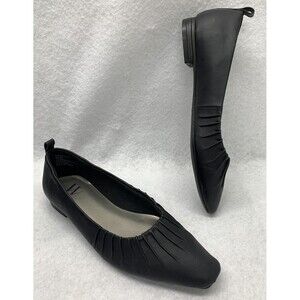 Worthington Shoes Keats Slip On Black Women’s Size 6.5M Flats Pleated Block Heel